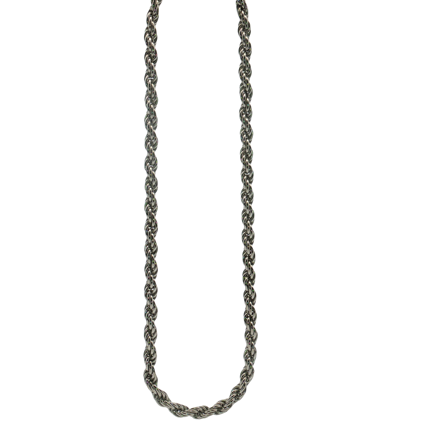 Kelly Waters-Rhodium Finished Sterling Silver 3mm Rope Bracelet
