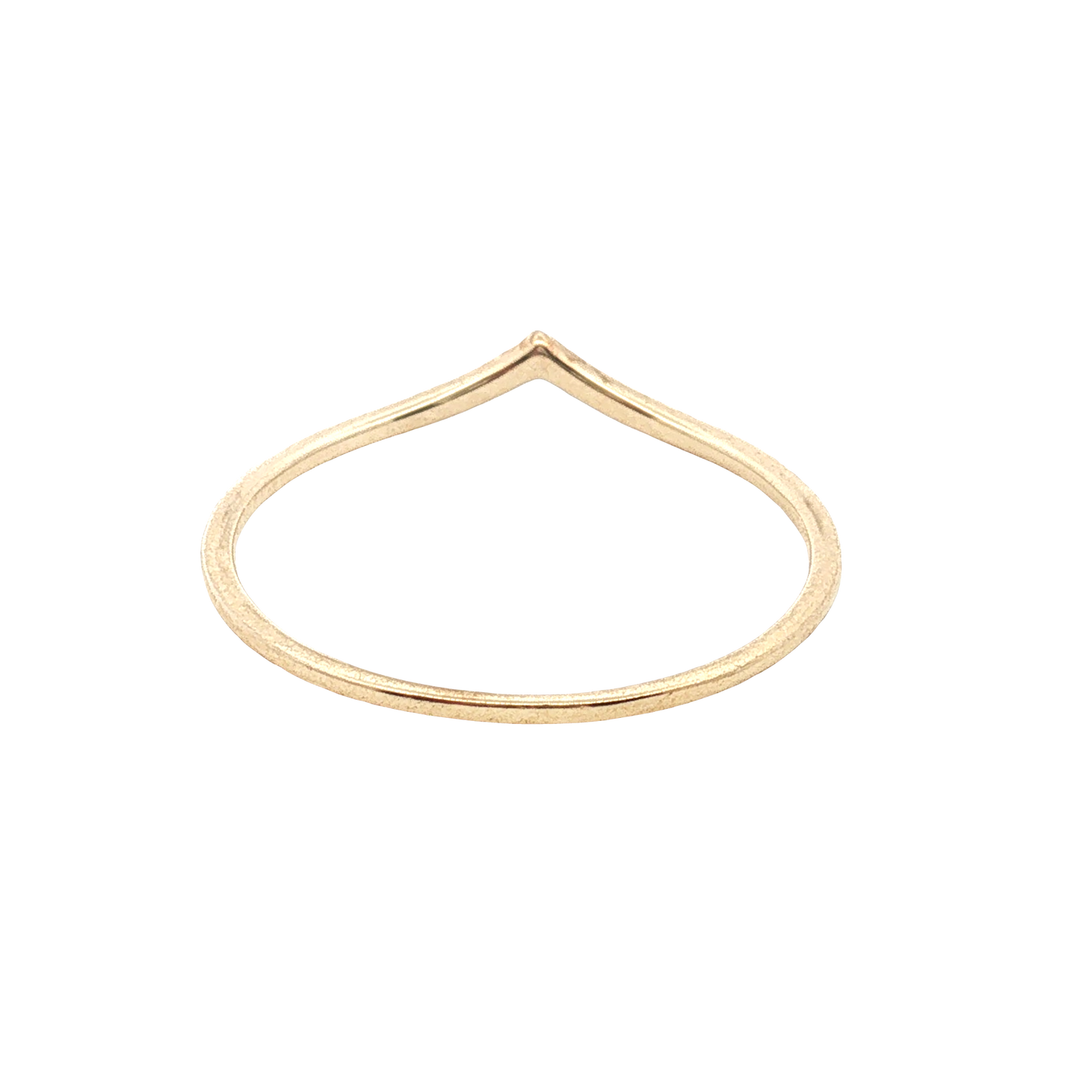Estate - 14K Yellow Gold Contour Stacking Band