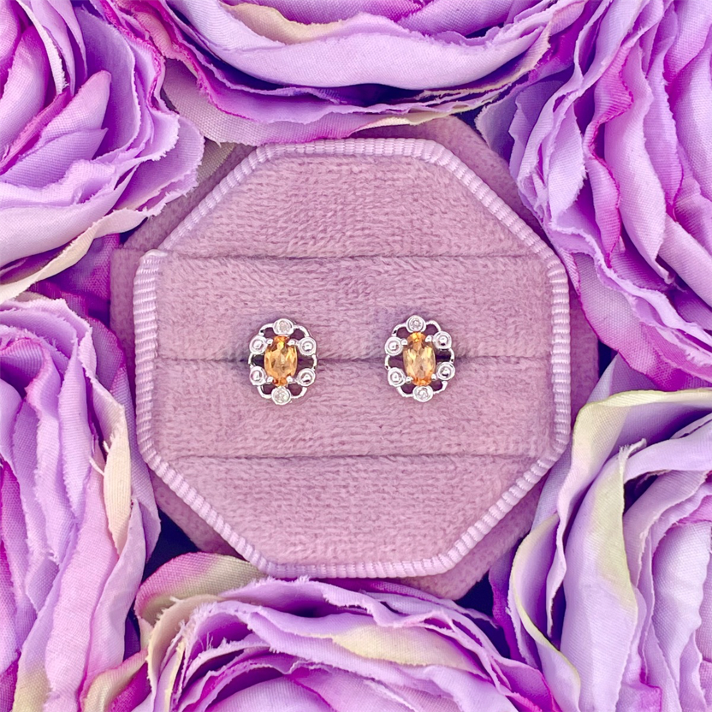 Colored Stone Earring