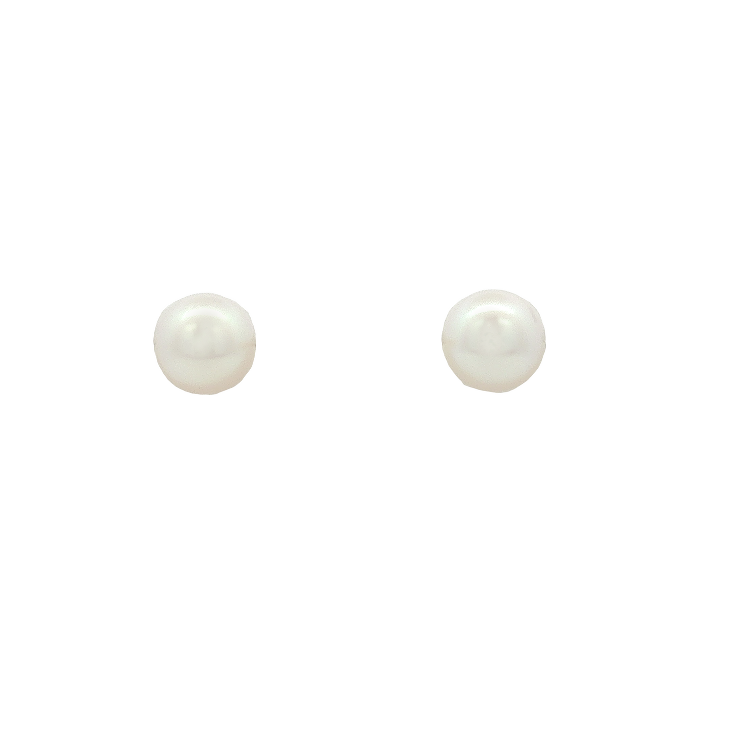 14K Yellow Gold Freshwater Pearl Stud Earrings