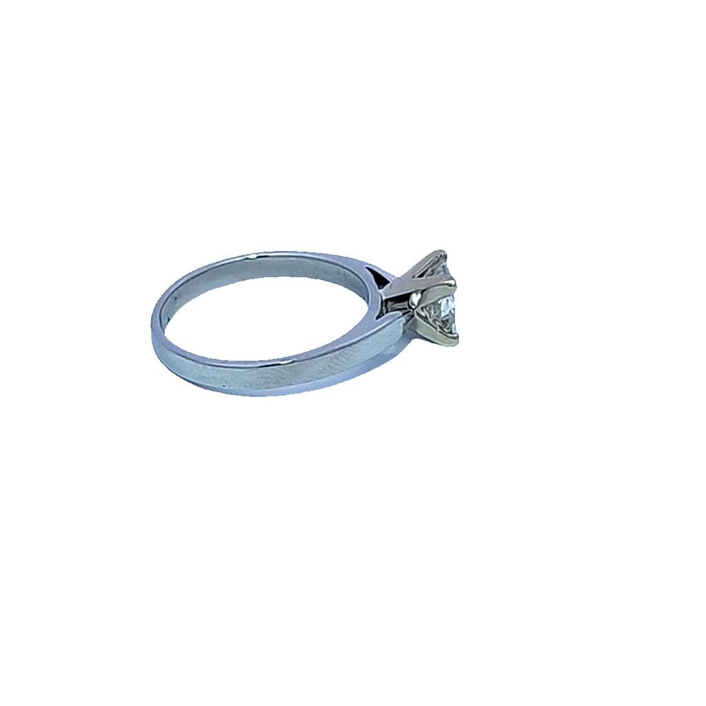 Estate-Platinum and Diamond Engagement Ring