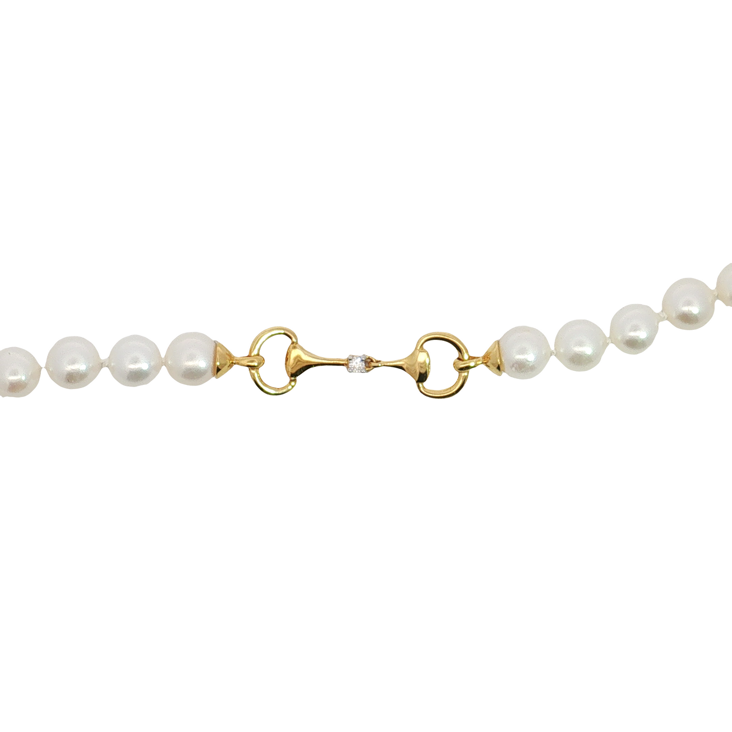 925/GOS Freshwater Pearl and Diamond Bracelet