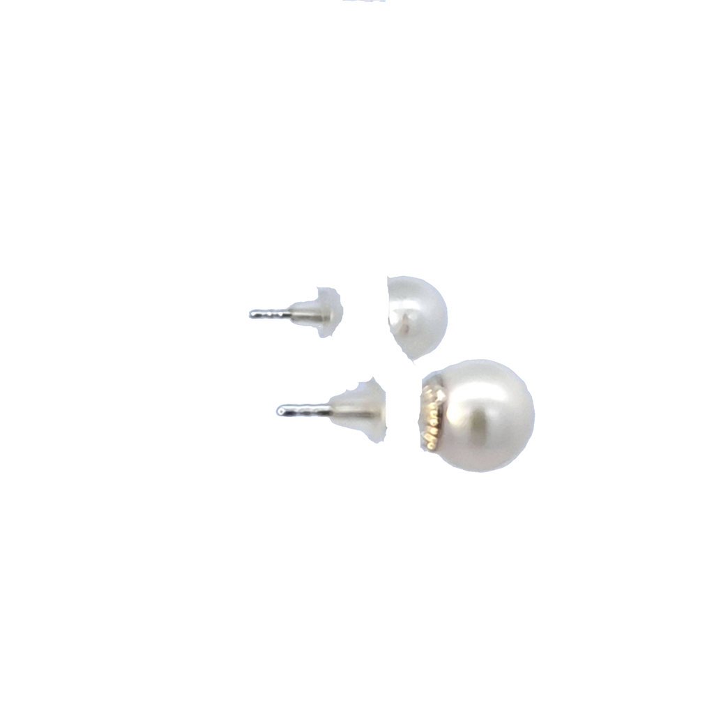 8mm Pearl Stud Earrings