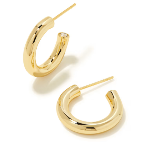Colette Huggie Earrings in Gold