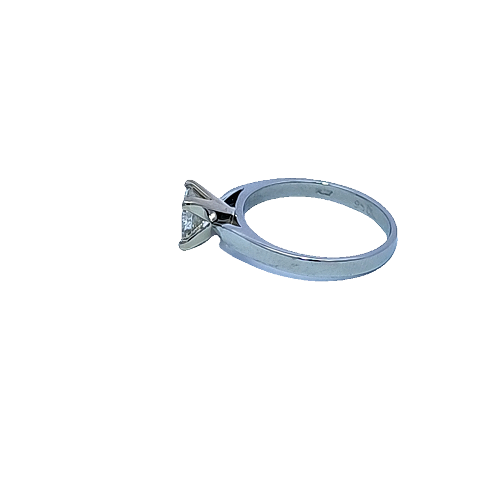 Estate-Platinum and Diamond Engagement Ring
