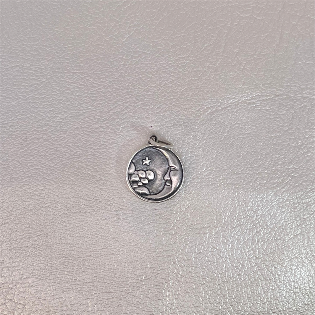 Estate - Retired James Avery Midnight Sky Moon and Stars Charm