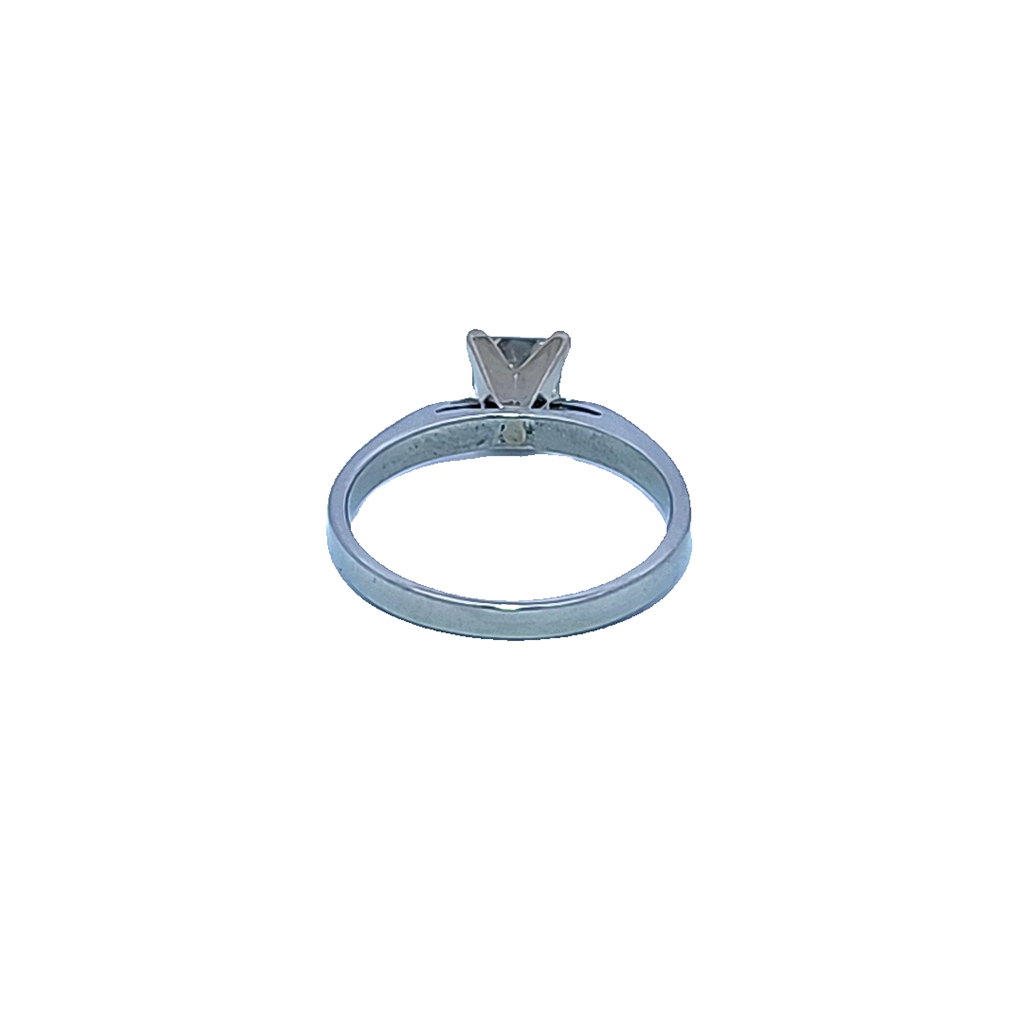 Estate-Platinum and Diamond Engagement Ring