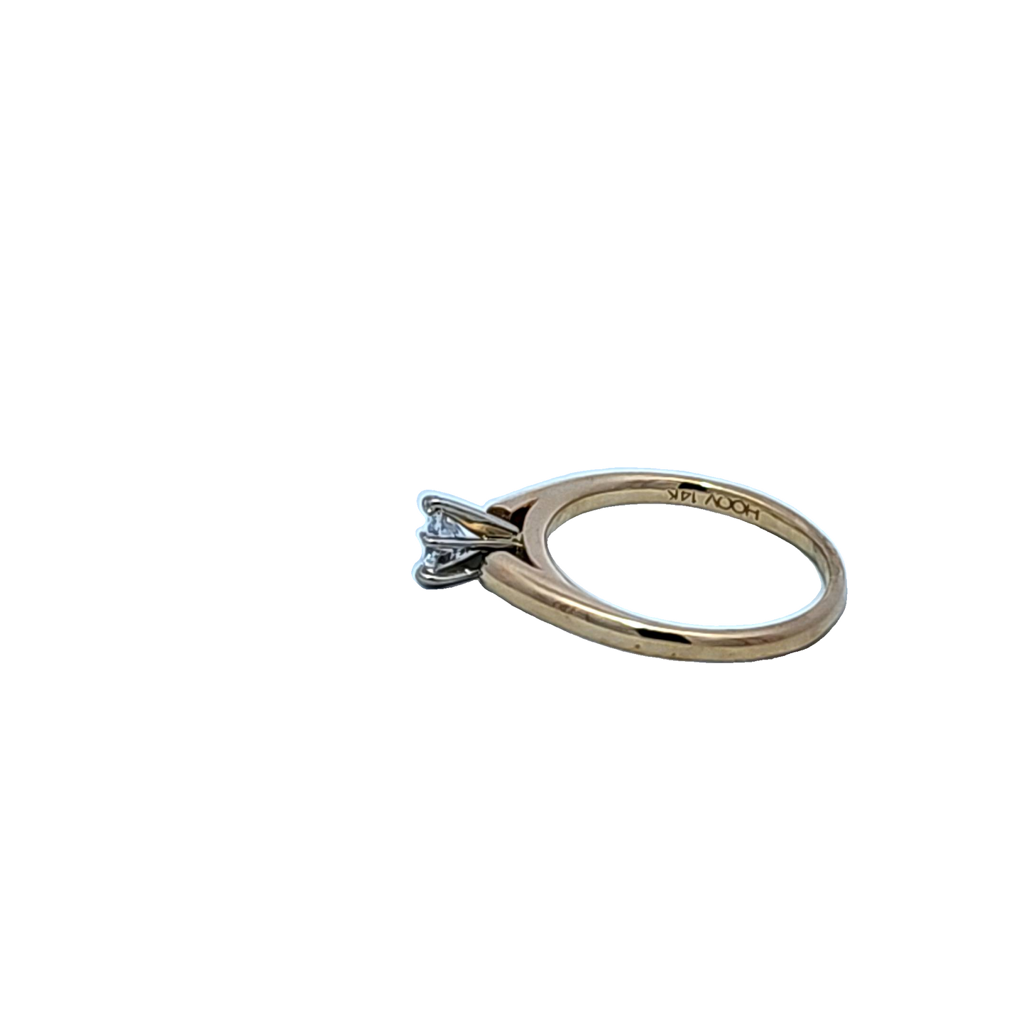 Estate-14K Yellow Gold Engagement Ring