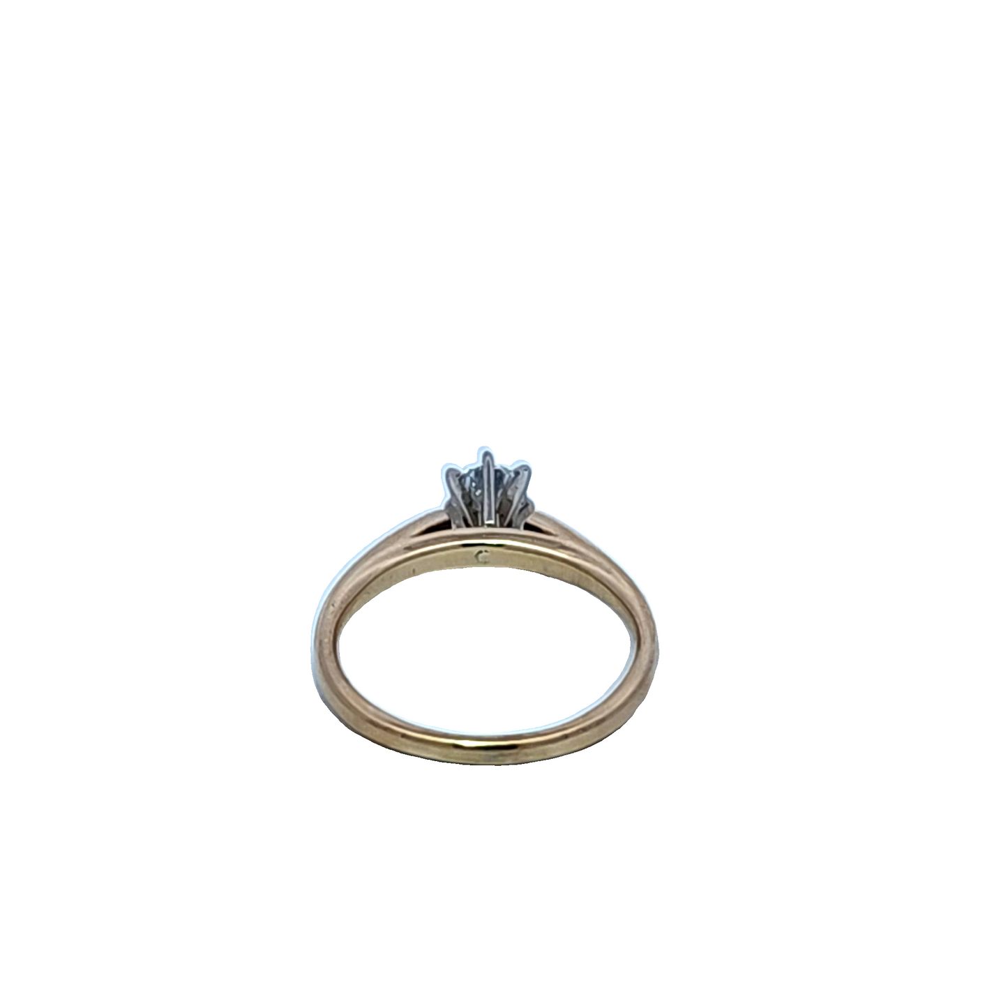 Estate-14K Yellow Gold Engagement Ring