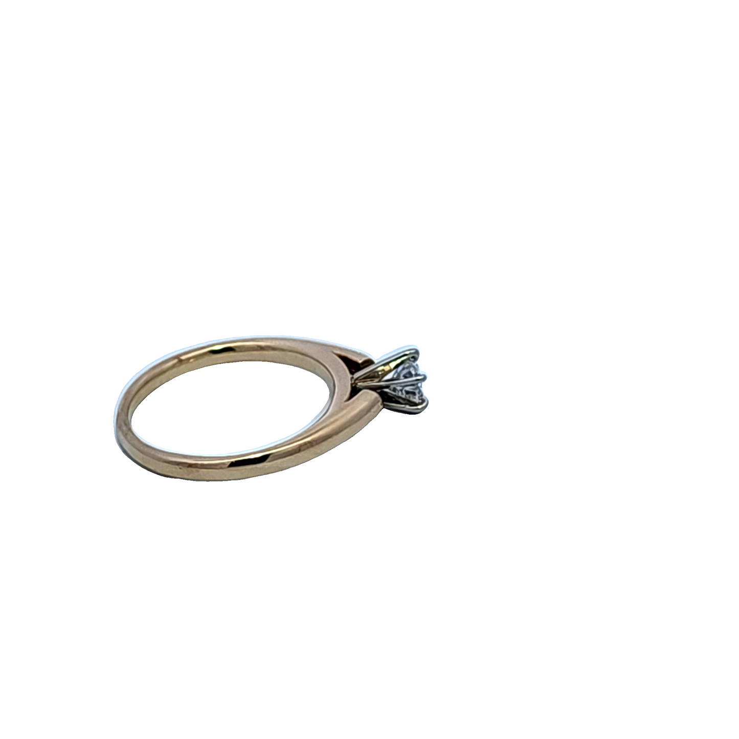 Estate-14K Yellow Gold Engagement Ring