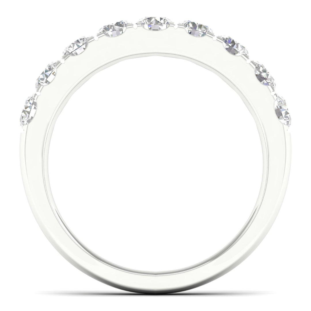 Revelation Lab Grown White Gold Diamond Wedding Band