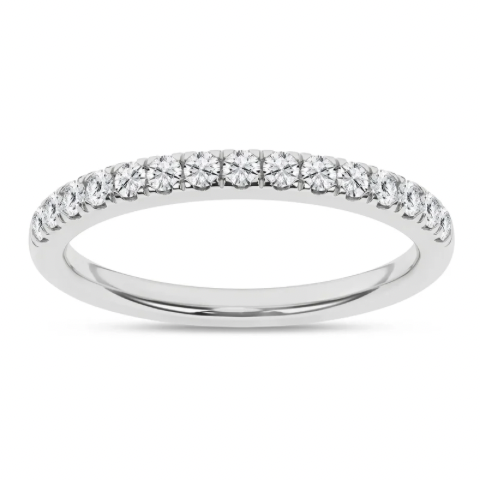 Revelation Lab Created Diamond Straight Wedding Band