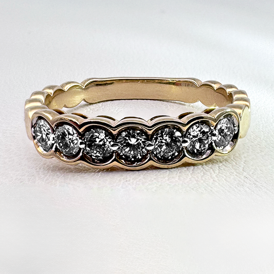 14K Yellow Gold Diamond Ring
