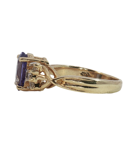 Lady's Yellow 14 Karat Fashion Ring