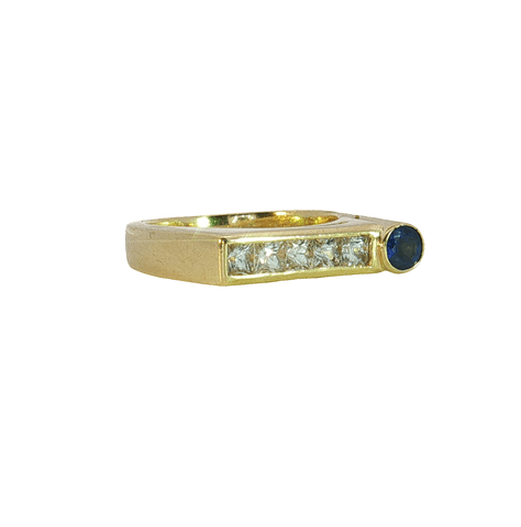 Lady's Yellow 18 Karat Fashion Ring