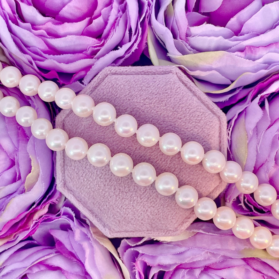 6mm Akoya Pearl Strand with 14K White Gold Clasp