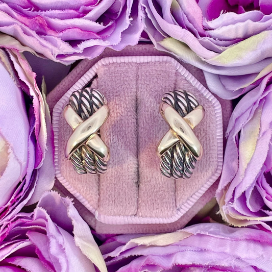 Precious Metal (No Stones) Earring