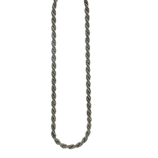 Kelly Waters-Rhodium Finished Sterling Silver 3mm Rope Bracelet