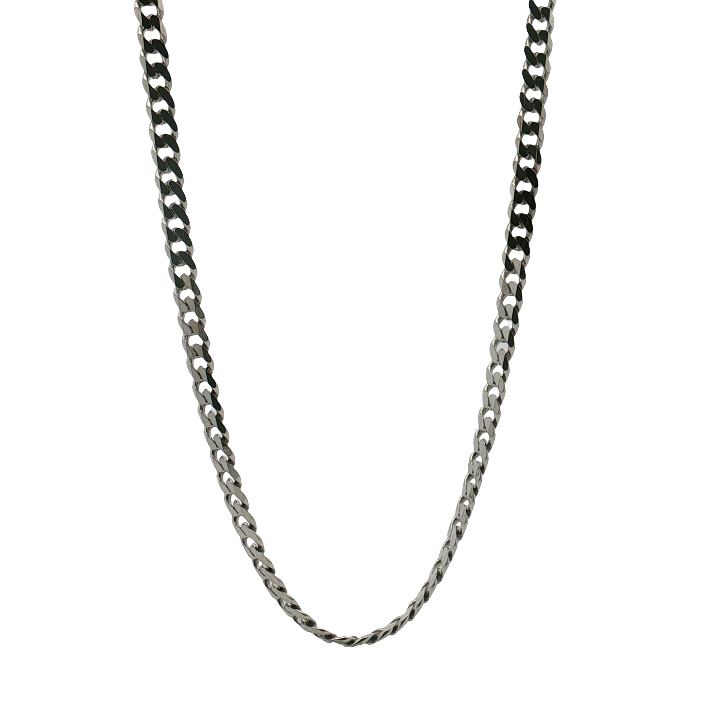 Kelly Waters-Sterling Silver 4mm Curb Chain 24"