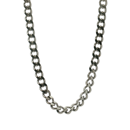 Kelly Waters-Stainless Steel 7.5mm Curb Chain