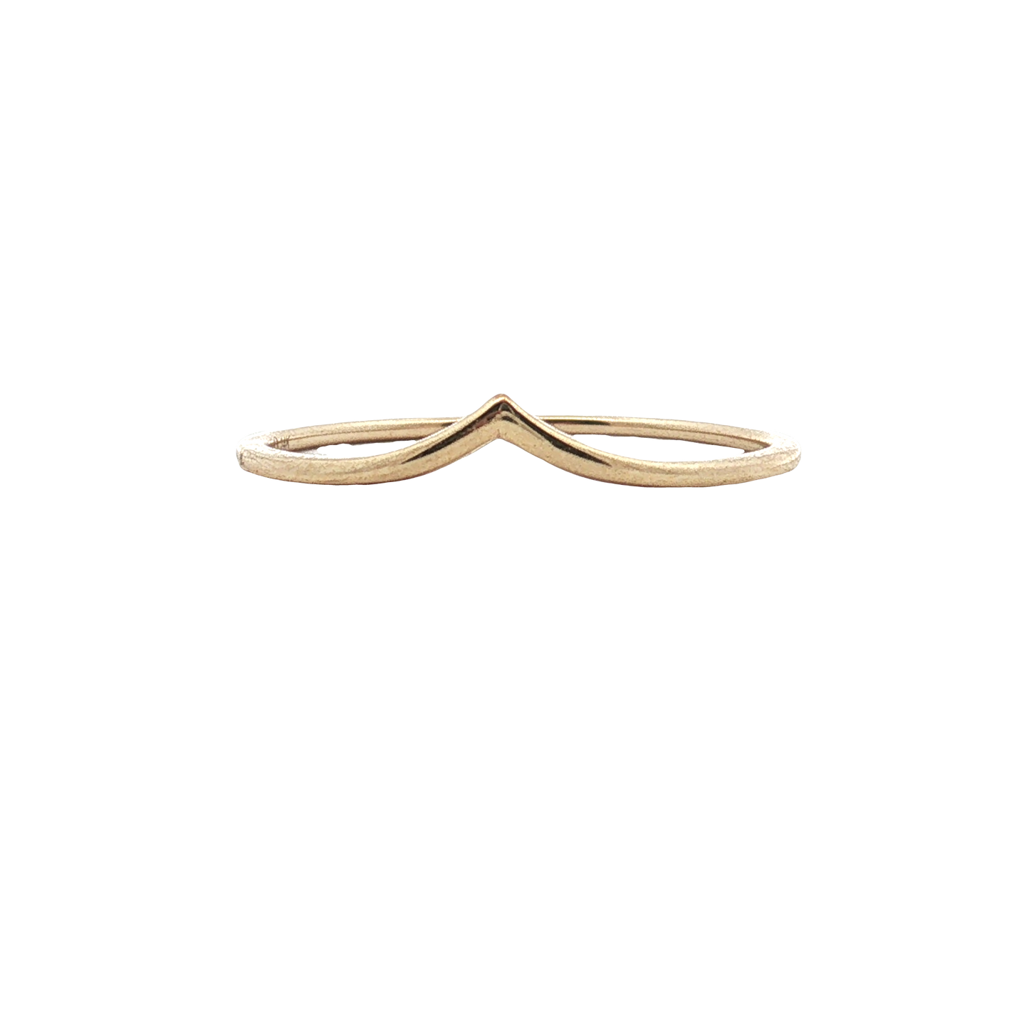 Estate - 14K Yellow Gold Contour Stacking Band