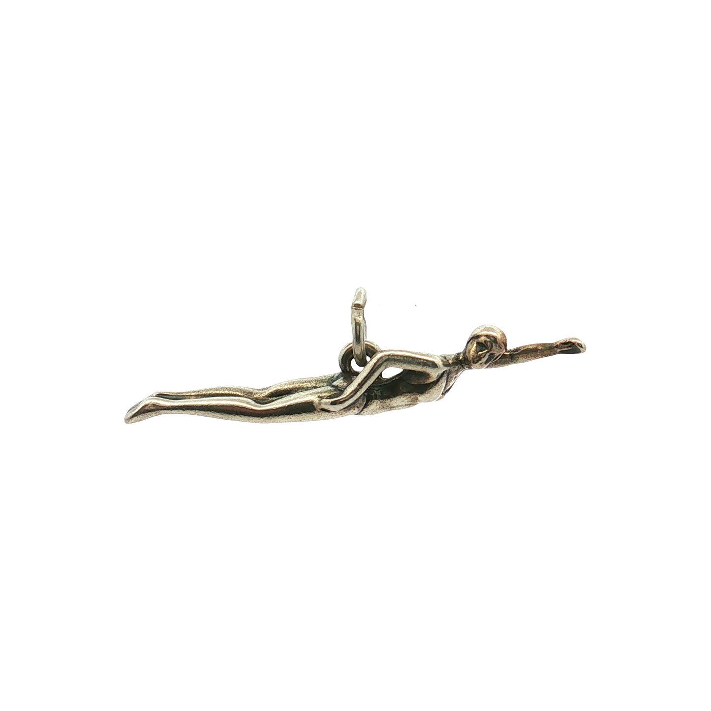 Estate- James Avery Retired Sterling Silver Swimmer Charm