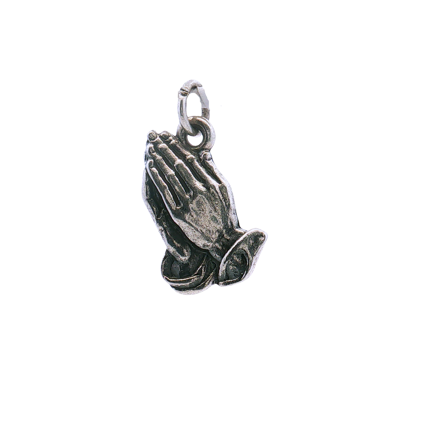 Estate- James Avery Retired Sterling Silver Praying Hands Charm