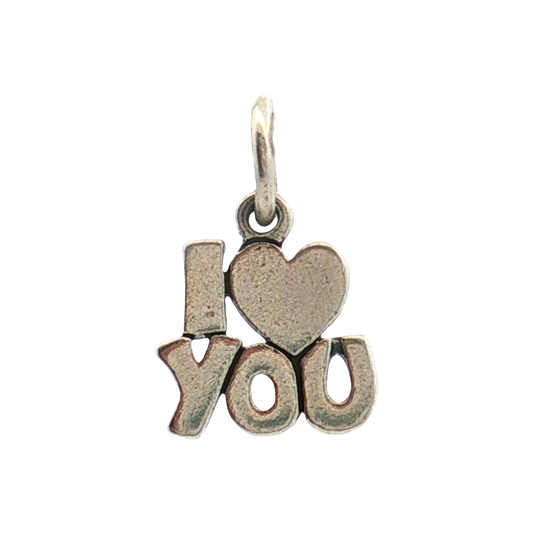 Estate- James Avery Sterling Silver I Heart You Charm