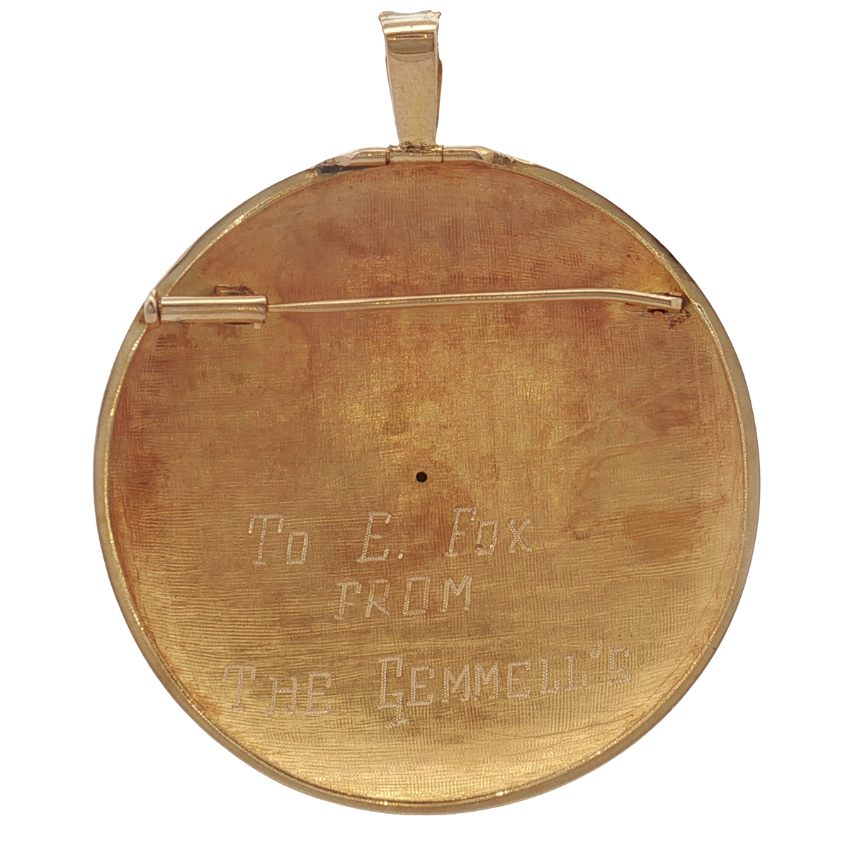 Estate- 14K Yellow Gold Vintage Pendant/Pin