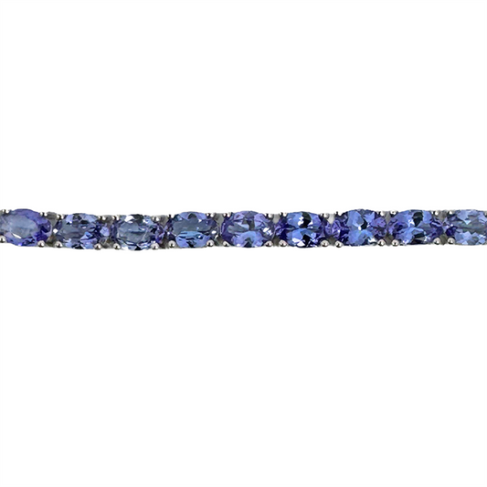 Sterling Silver Tanzanite Bracelet