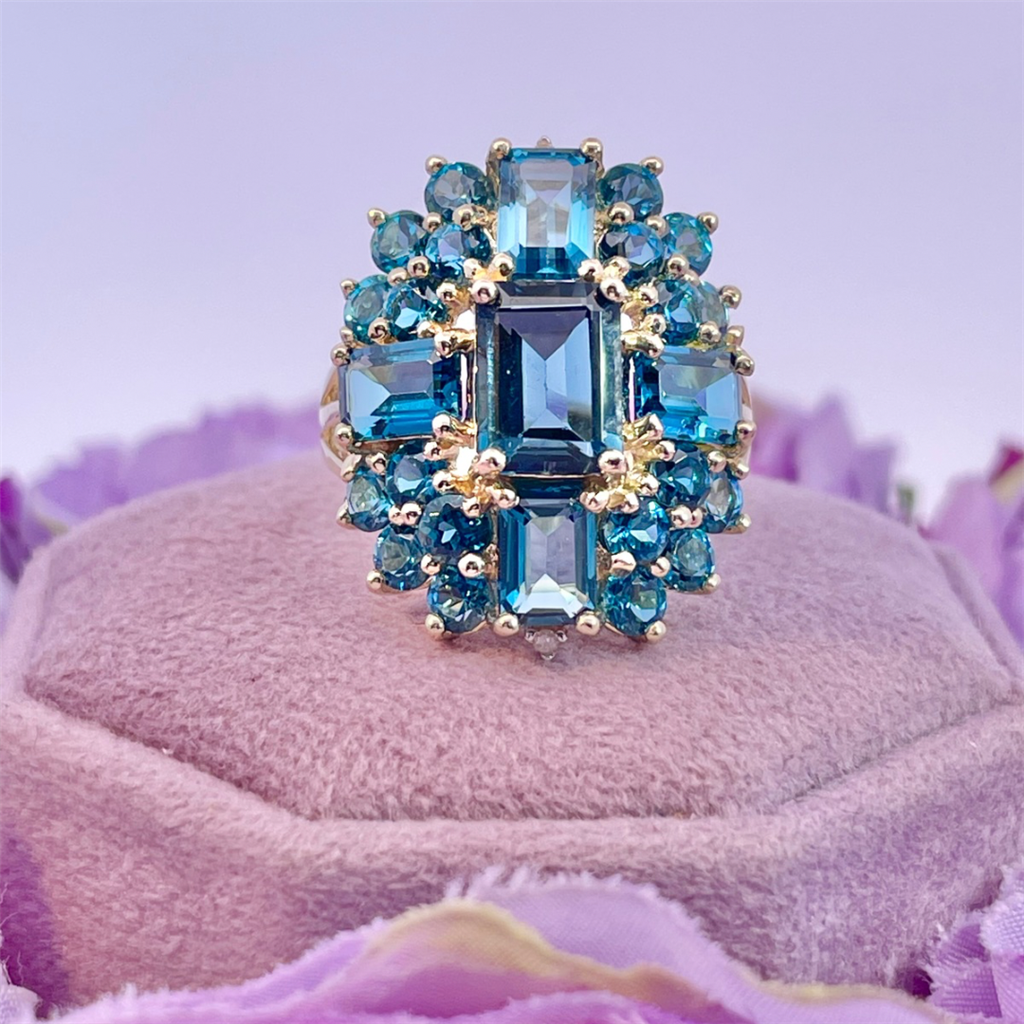 Colored Stone Rings  -  Women'
