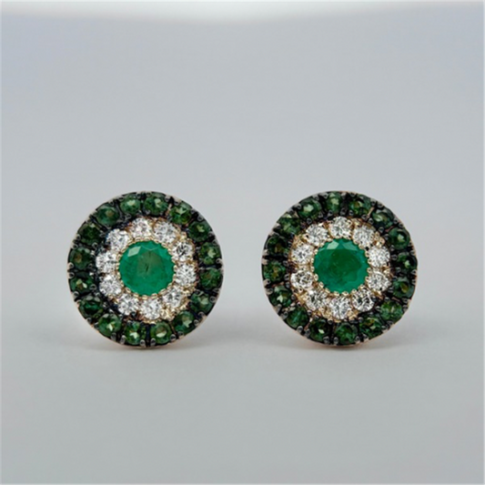Colored Stone Earring