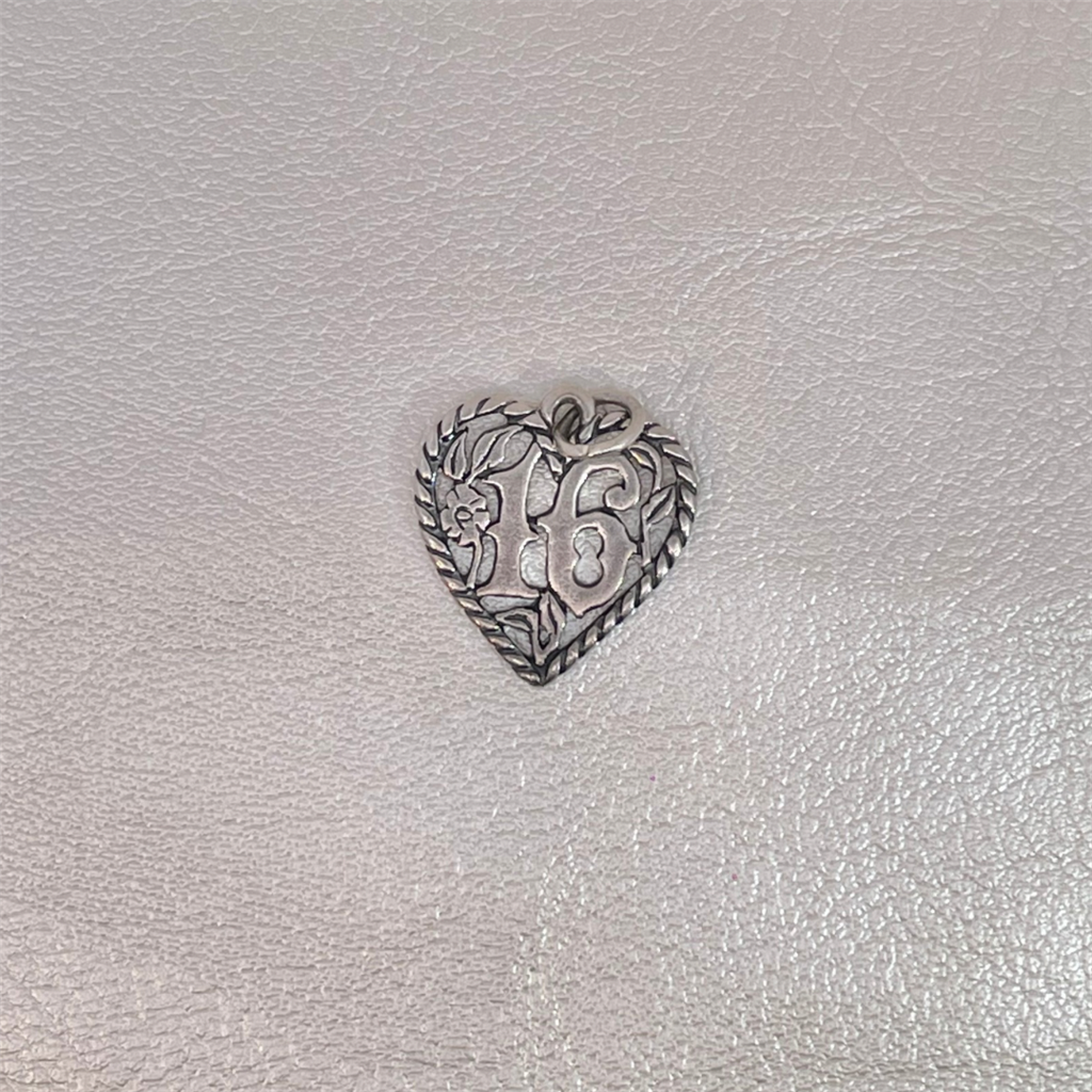 Estate - Retired James Avery Sweet 16 Charm