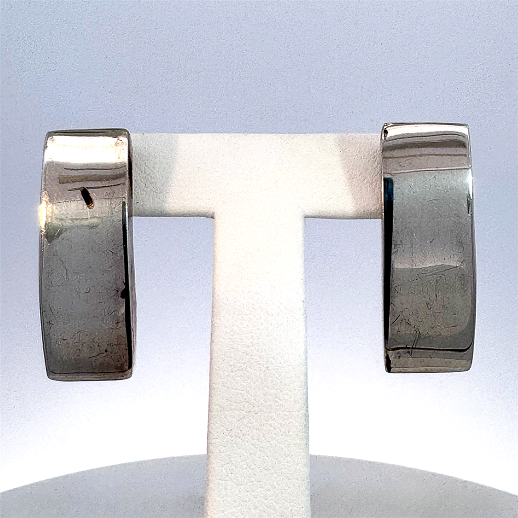 Sterling Silver Bar Earrings