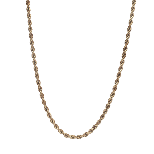 Estate- 14K Yellow Gold Rope Chain 2.15mm
