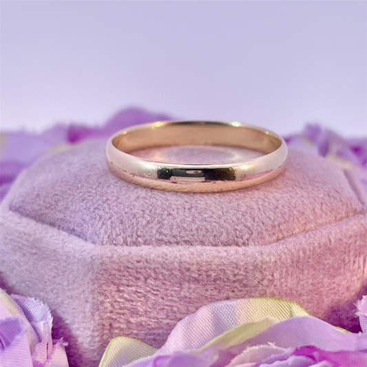 Estate-10K Yellow Gold Wedding Band