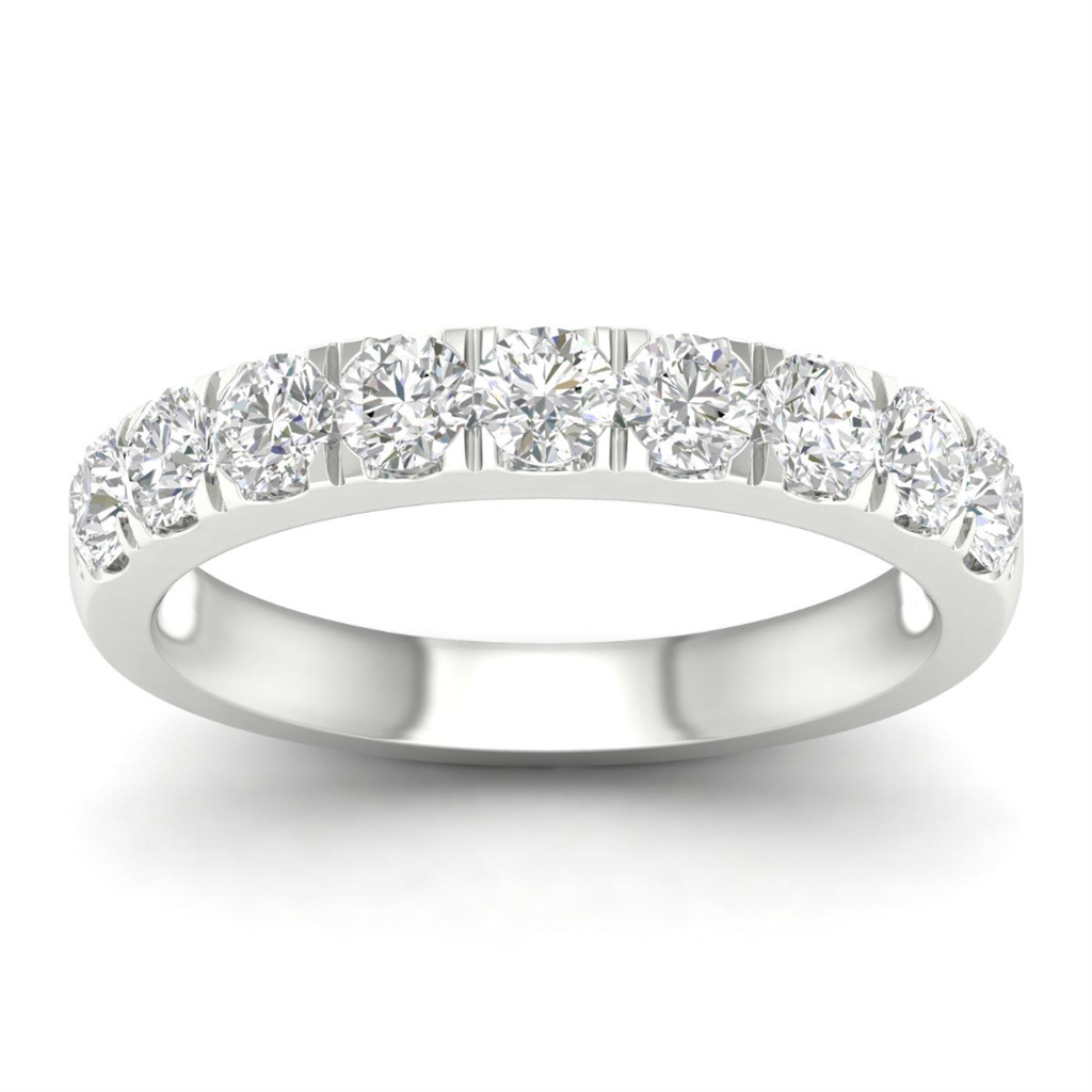 Revelation Lab Grown White Gold Diamond Wedding Band