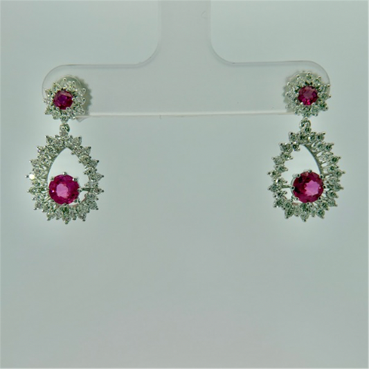 Colored Stone Earring
