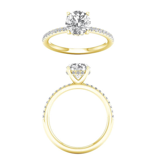 Revelation Lab Created Diamond Engagement Ring