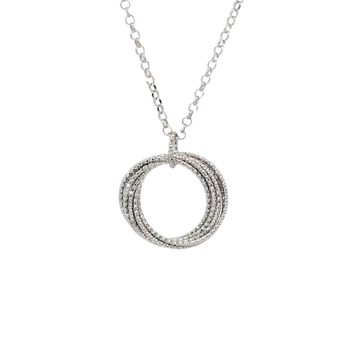 Sterling Silver Love Knot Necklace