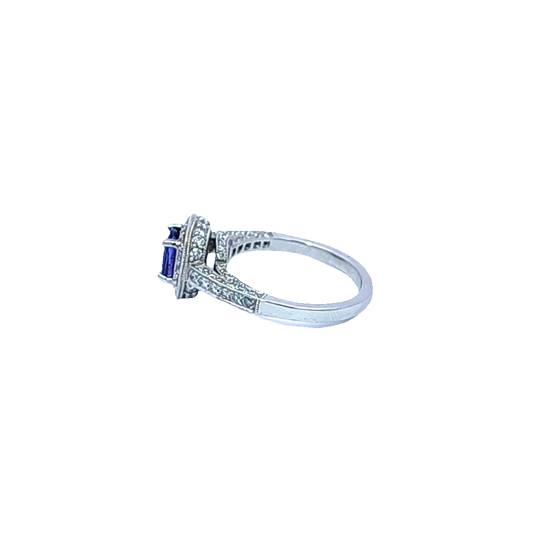 Tanzanite and Diamond Ring