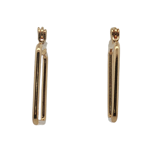 Gold Filled Square Hoop Earrings