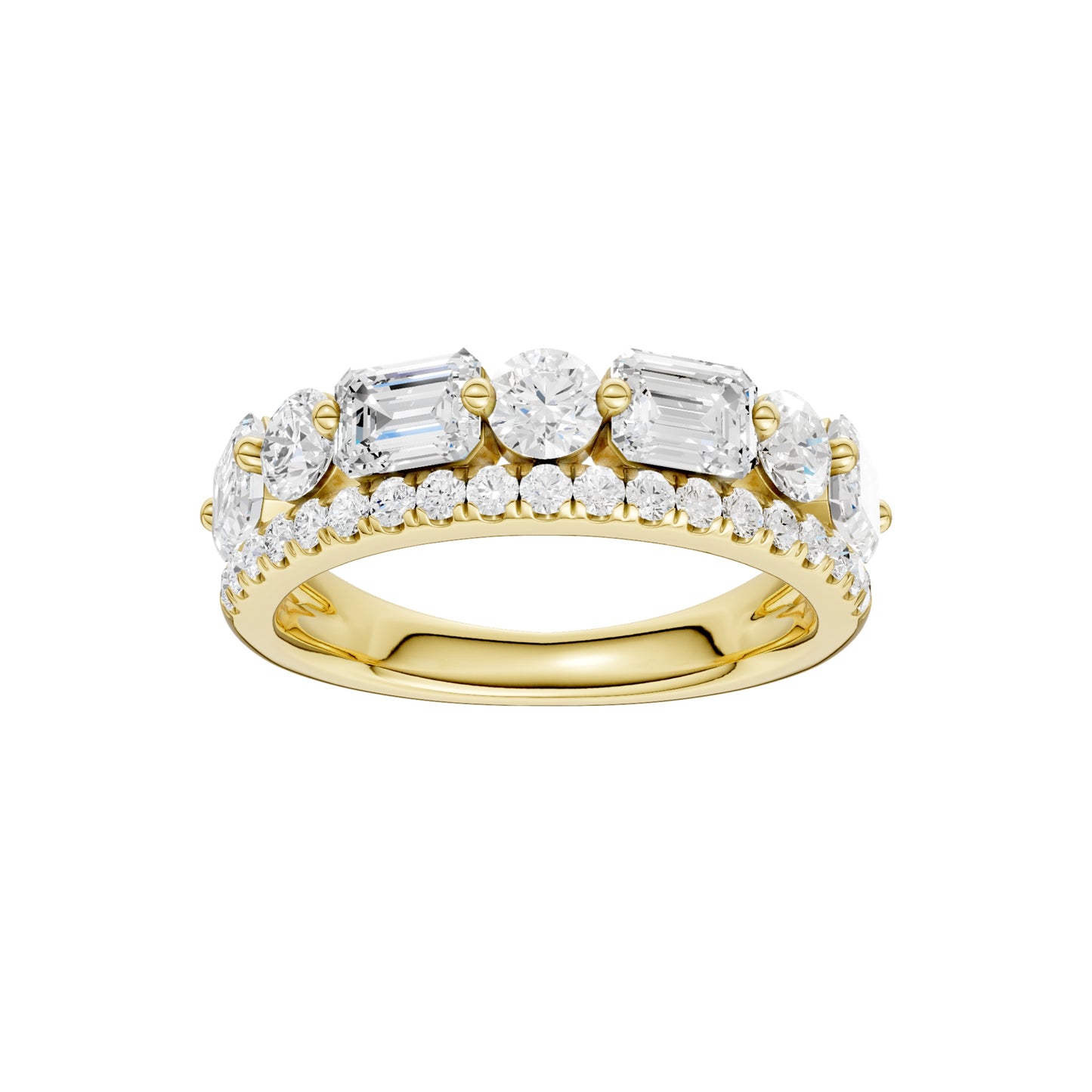 Diamond Wedding Bands  -  Women'
