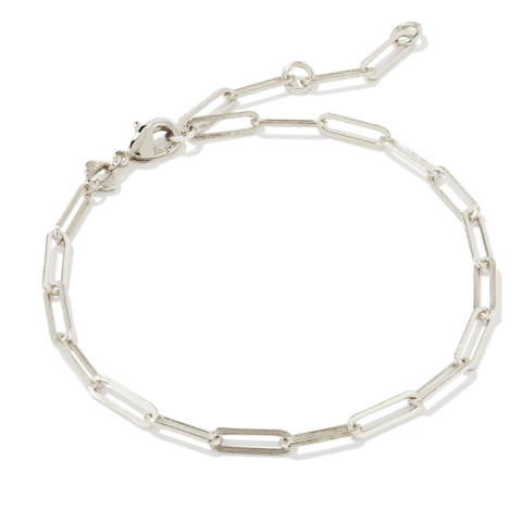 Courtney Paperclip Bracelet in Silver