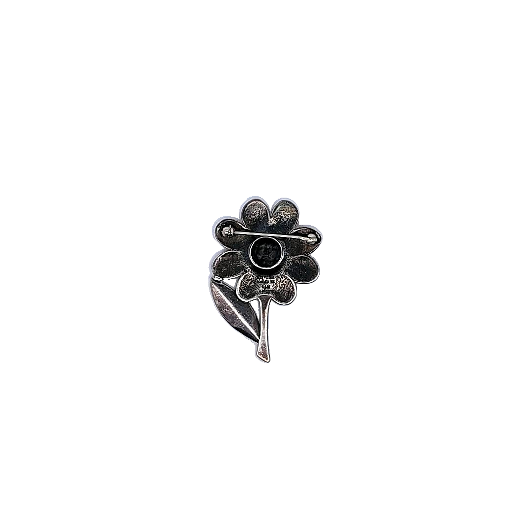 Silver and Gold James Avery Flower Pin