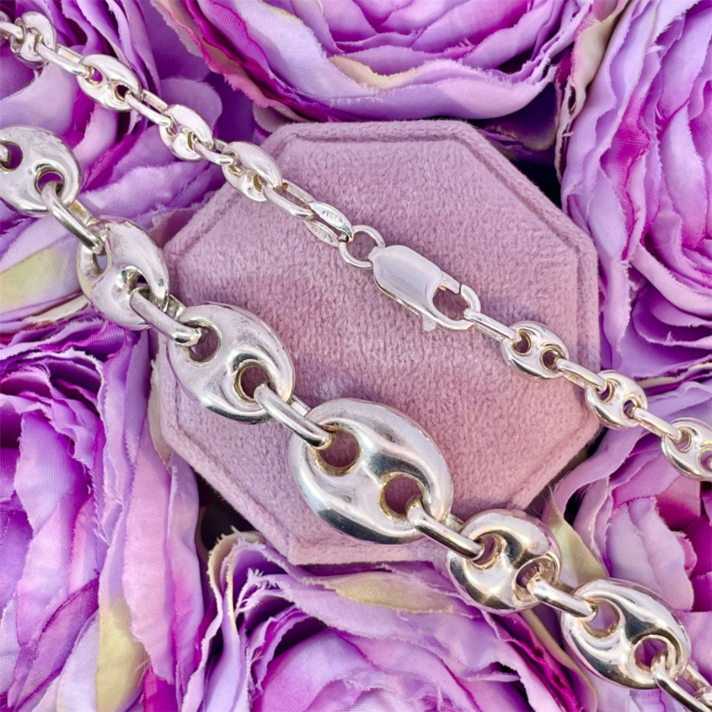 Estate-925 Sterling Silver Fashion Necklace