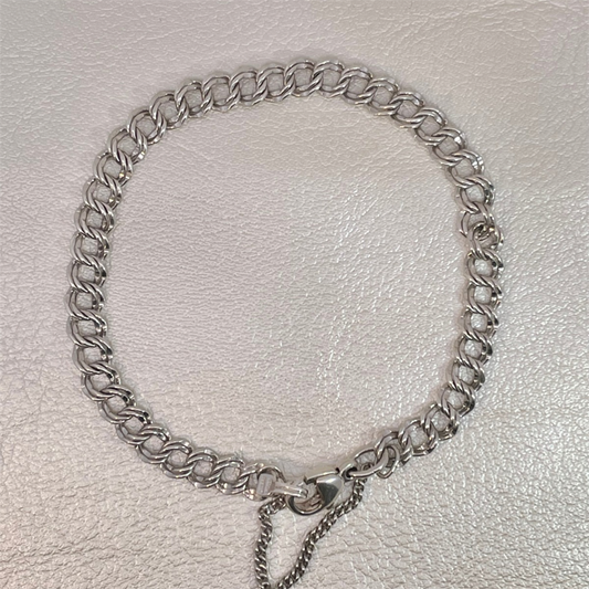 Estate - James Avery Double Link Charm Bracelet