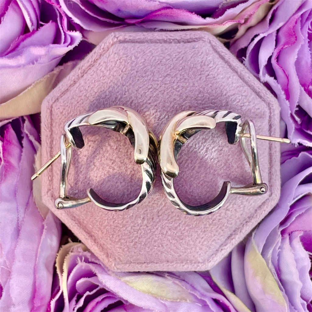 Precious Metal (No Stones) Earring