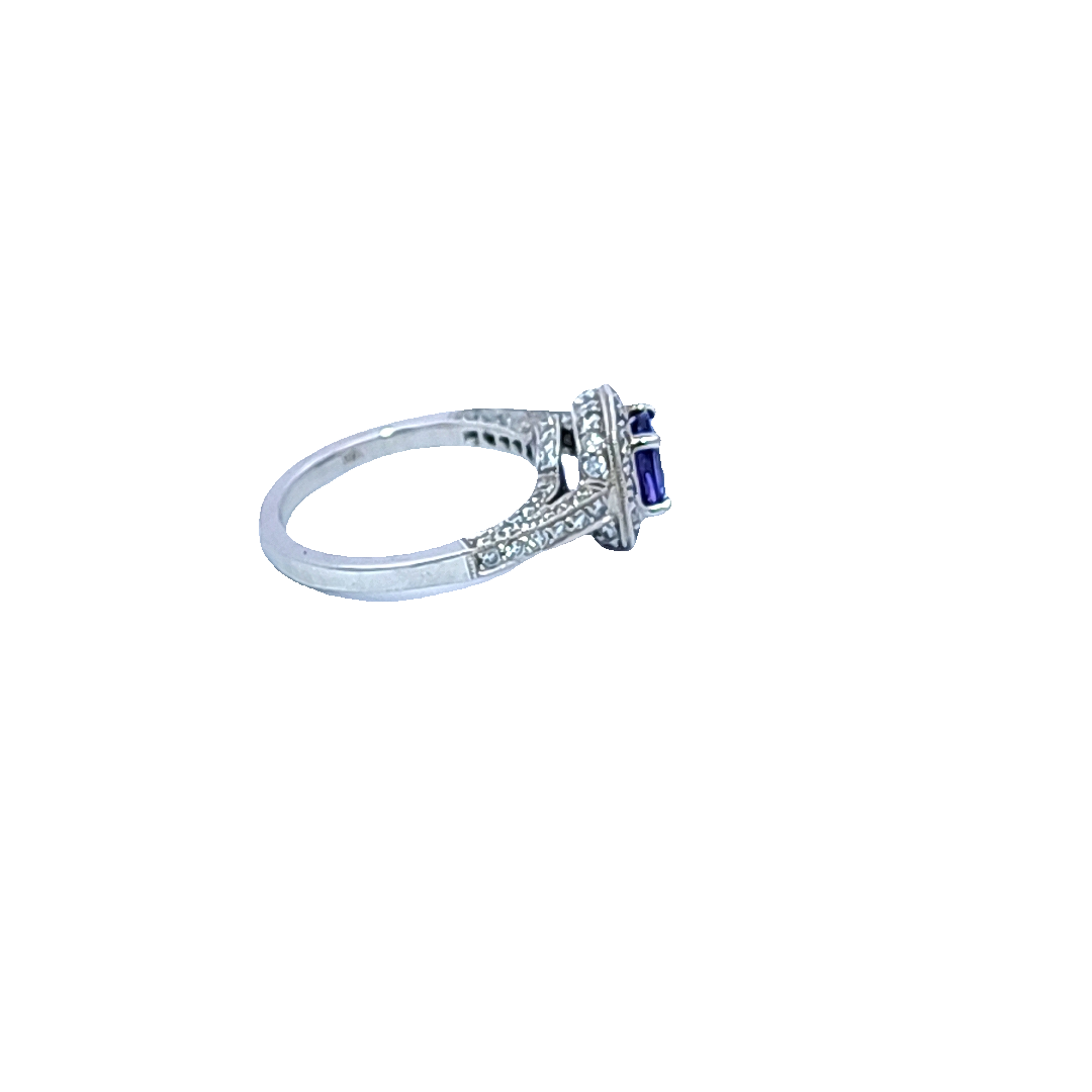 Tanzanite and Diamond Ring