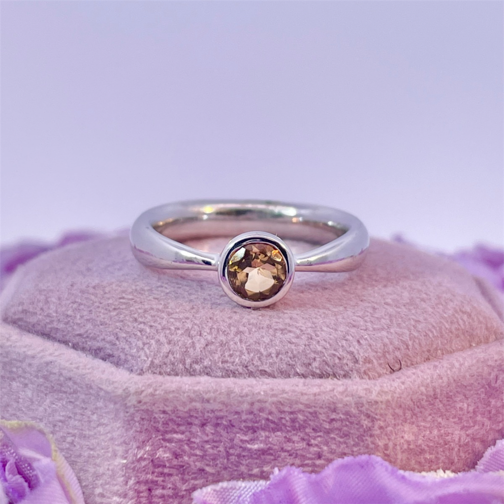 Benjamin Cohen- Sterling Silver and Citrine Ring
